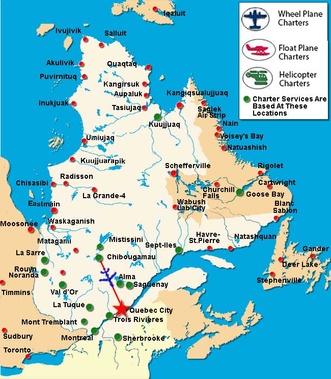 Chibougamau Charter Flights 